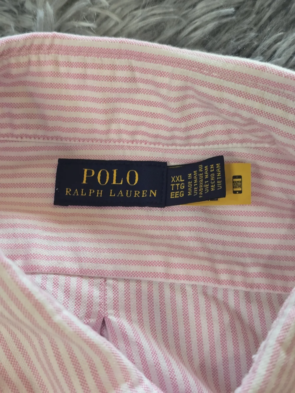 Polo by Ralph Lauren Light Pink Striped Button-Down Shirt